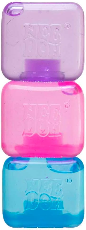 Schylling NeeDoh Nice Ice Baby 4 Pack - Sensory Squeeze Toy - 1.5 Cube - Colors May Vary - Image 4
