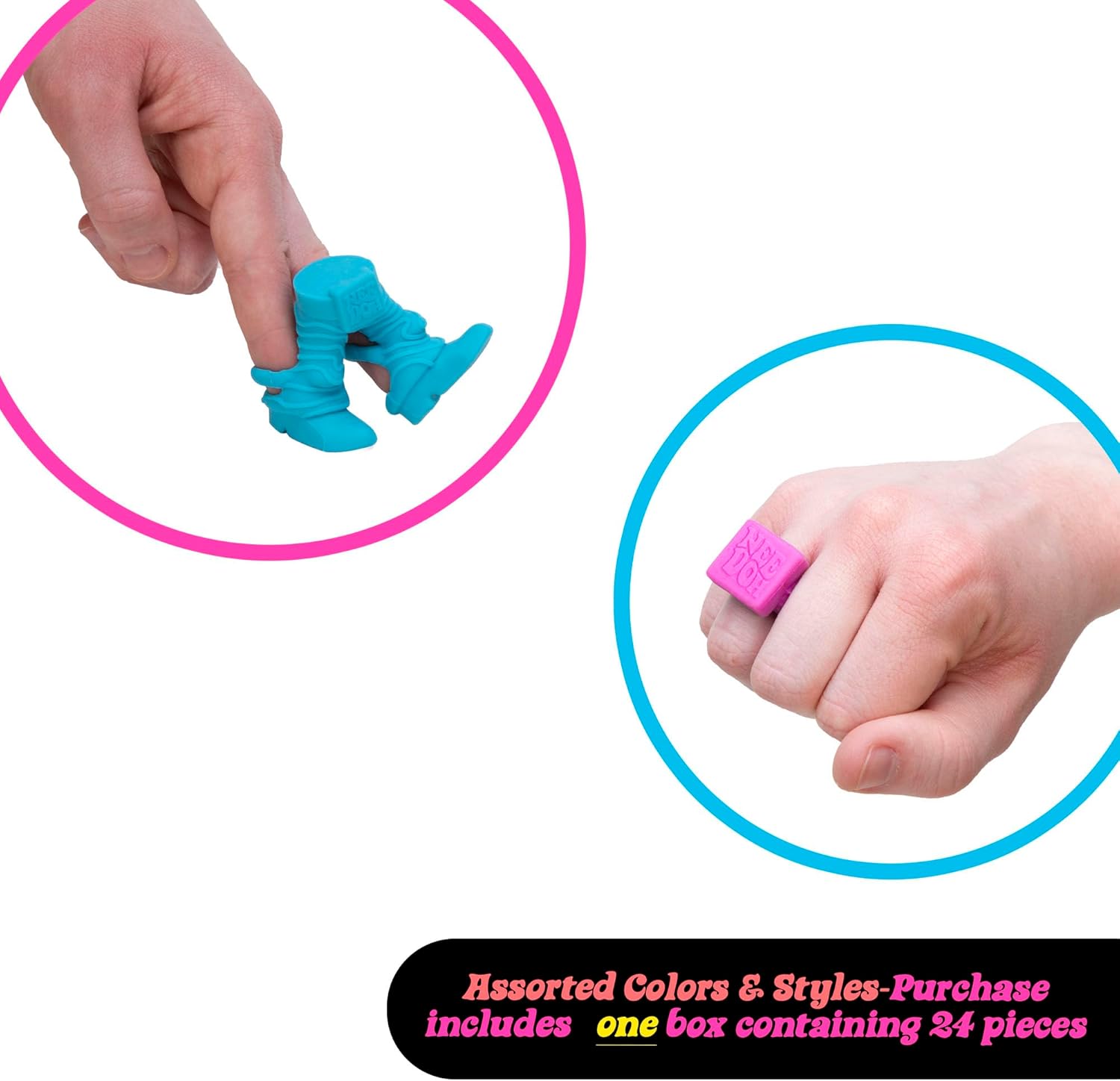 Schylling NeeDoh Squishmas Advent Calendar - 24 Mini Squeeze Toys - Christmas Countdown - Ages 3 to Adult - Image 3
