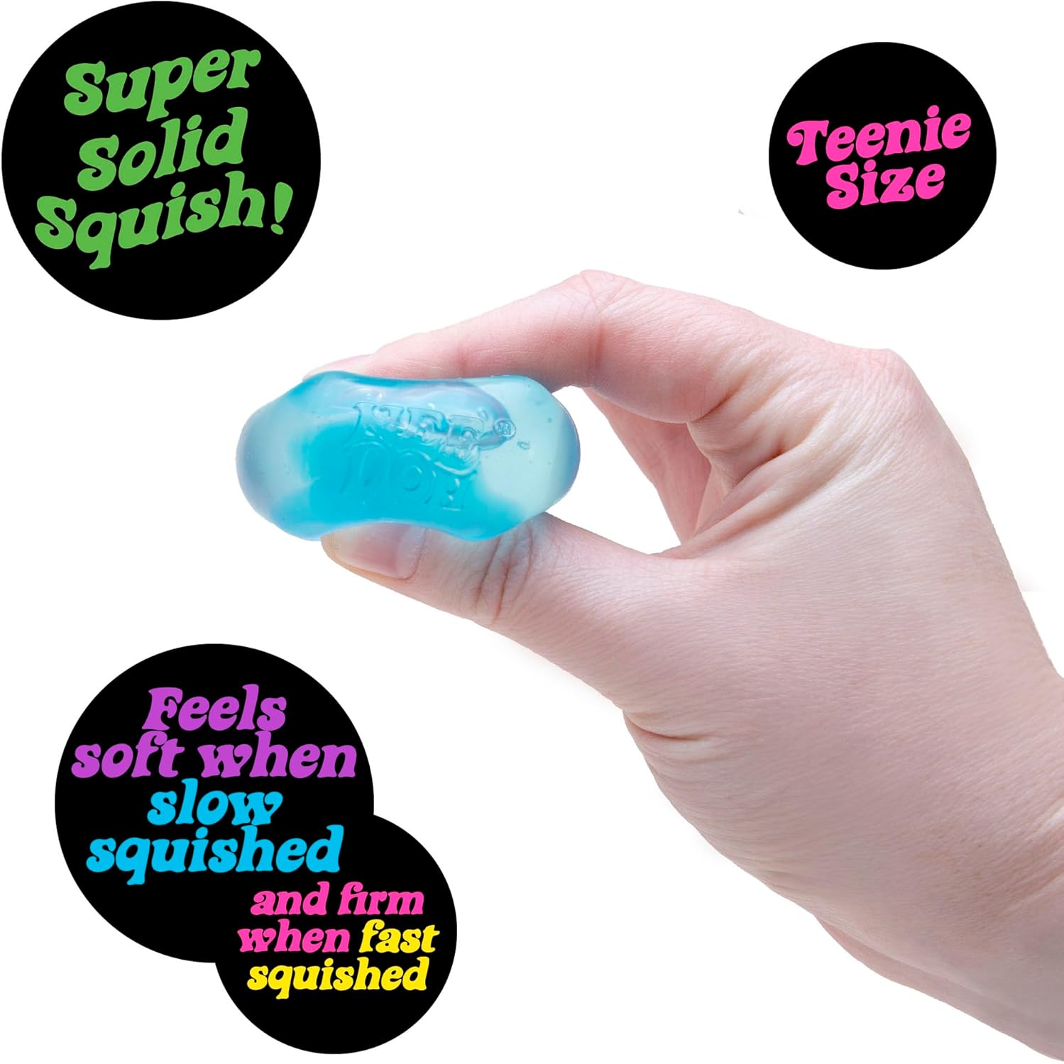 Schylling NeeDoh Nice Ice Baby 4 Pack - Sensory Squeeze Toy - 1.5 Cube - Colors May Vary - Image 3