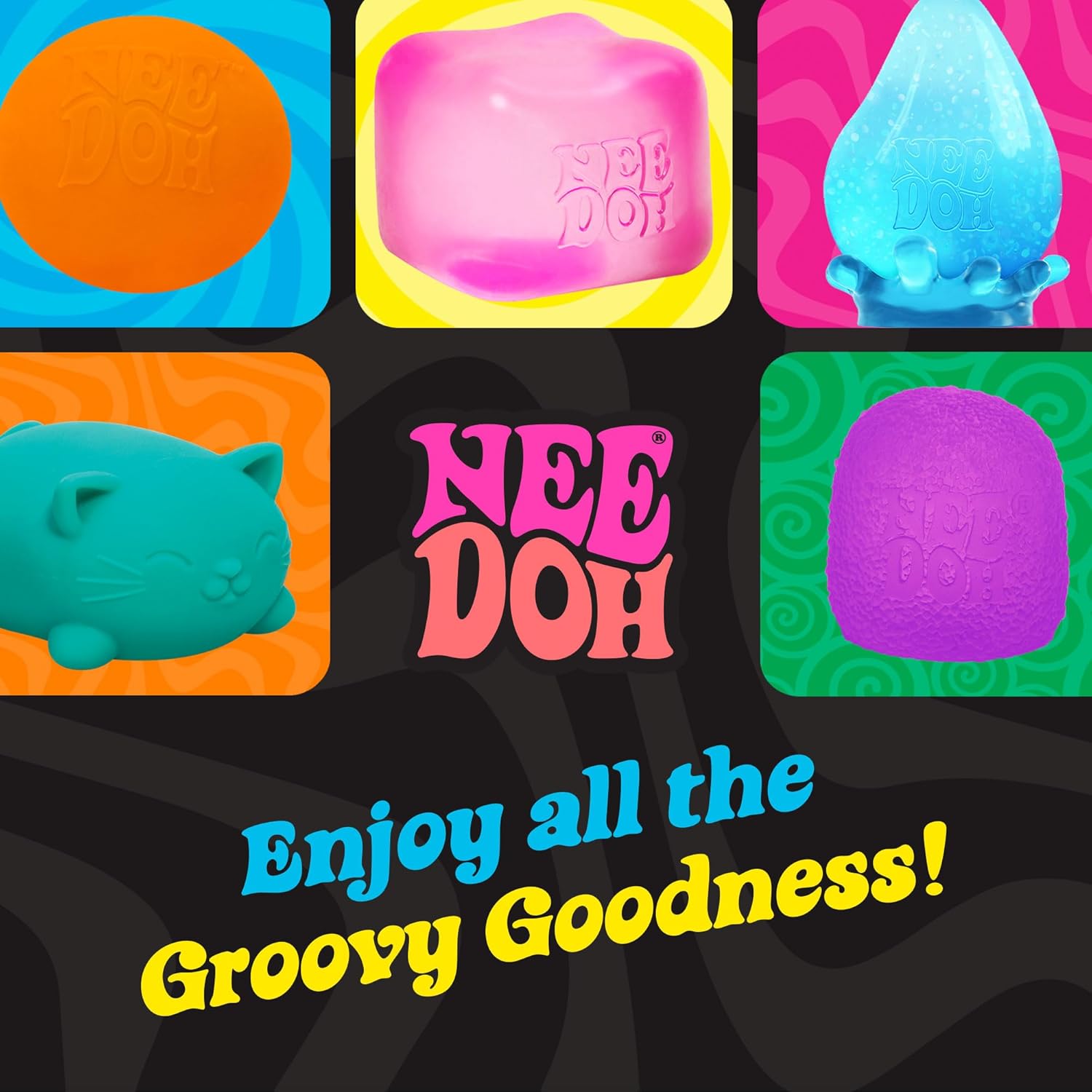 Schylling NeeDoh Nice Ice Baby 4 Pack - Sensory Squeeze Toy - 1.5 Cube - Colors May Vary - Image 8