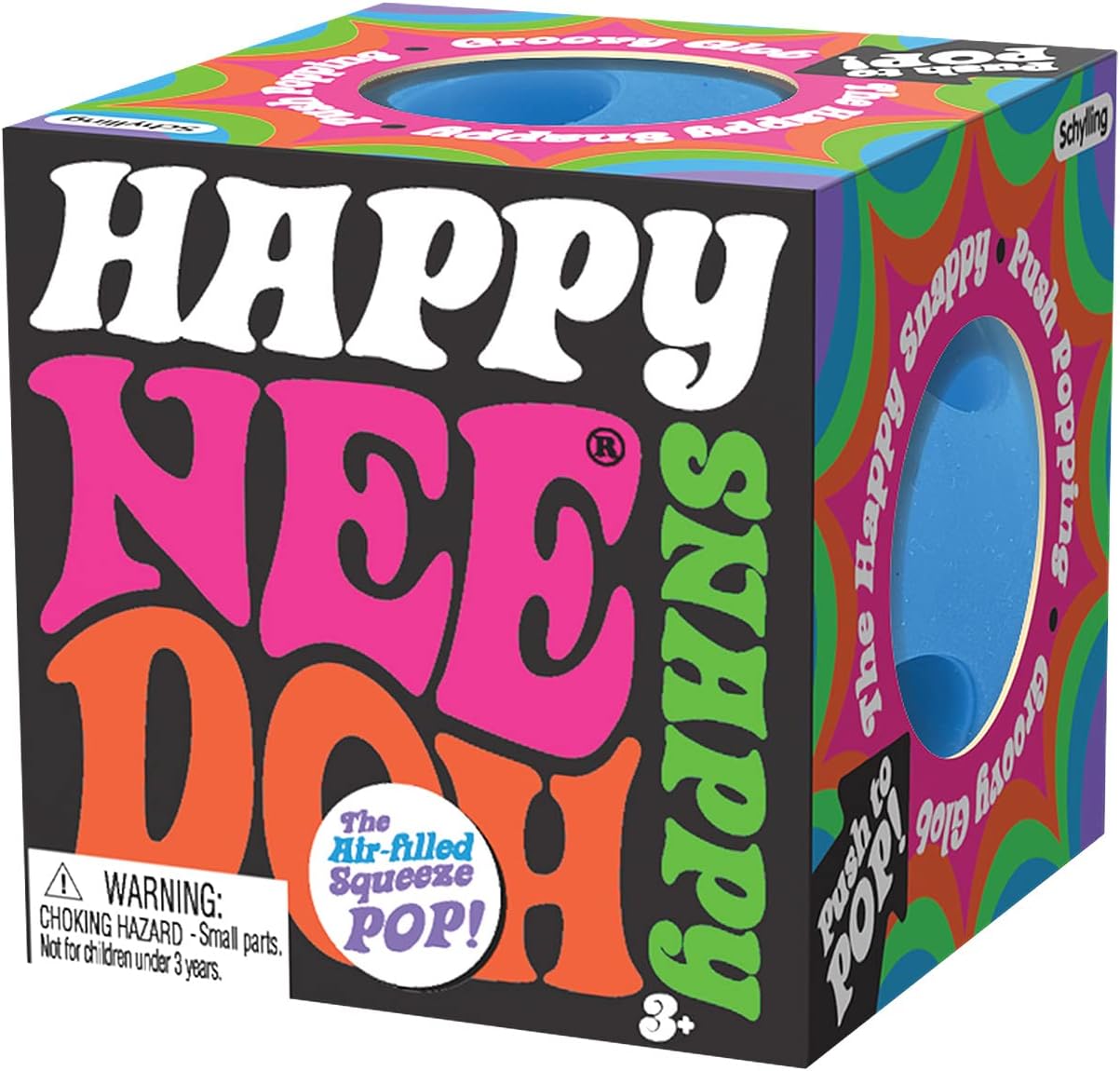 Schylling NeeDoh Happy Snappy Ball - Sensory Squeeze Toy - Air Filled Perfect Pop - 2.5 Wide - Color May Vary (Pack of 1) - Image 8